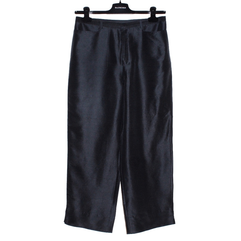 Kathy Ireland Shantung Silk Trousers